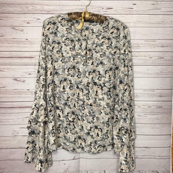 Harlow & Graham Flowy Career Blouse Medium - Picture 1 of 7